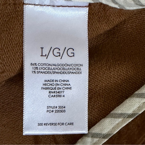 Cabi Women Journey Corduroy Button Jacket Brown Large Academia Boho Preppy Style - Picture 8 of 9